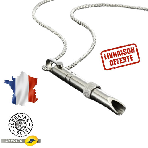 Collier anti stress - anti-stress, sifflet