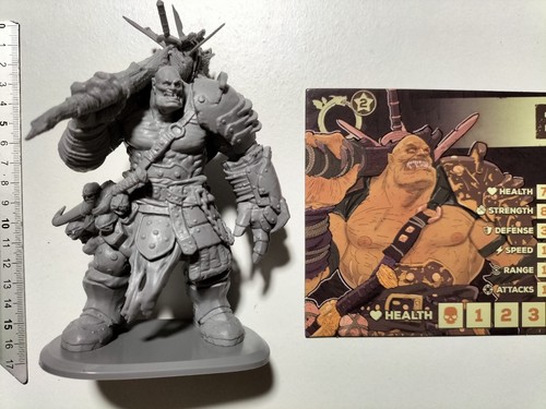 Brog ogre miniature cards - brog, miniature+cards