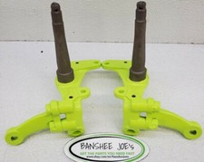 90-06 Yamaha Banshee front steering knuckles freshly powder coated Hyper Yellow