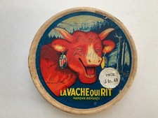 ANCIENNE BOITE COLLECTOR ANNEES 30 LA VACHE QUI RIT ILLUSTRATION BENJAMIN RABIER
