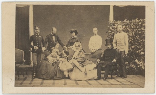 Cdv 1861 famille - 1861., la
