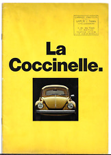 Volkswagen Coccinelle 1971-1972 French Market Brochure Beetle 1200, 1300 & 1302