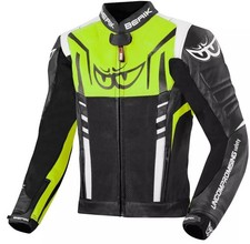 Berik MotoGp Mens Leather Motorcycle Jacket Motorbike Rider Racing Sport Jacket