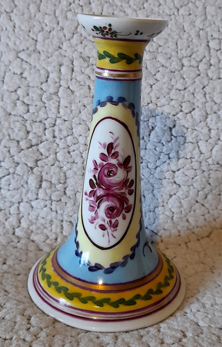 Ancien bougeoir porcelaine - bougeoir,