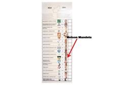 South African 1994 Election Ballots. Original (Qty 10)