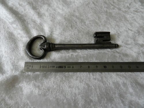 Old large wrought iron key