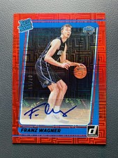 2021-22 Panini Donruss Franz Wagner #235 Rated Rookie RC Choice Red Auto /99