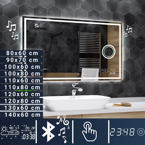 Miroir salle bain lumineux - miroir,