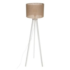 Lampadaire Trépied en Bois "Elva" 143cm Beige