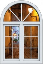 Sticker Fenêtre trompe l'oeil