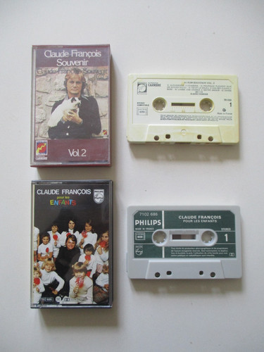 Deux cassettes audio claude - ,