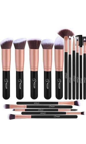 Pinceaux maquillage rose 16 - maquillage,