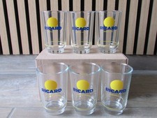 lot de 6 verres à Ricard