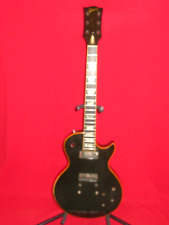 Gibson 1977 USA Black Les Paul Deluxe Pro Body & Ebony Neck