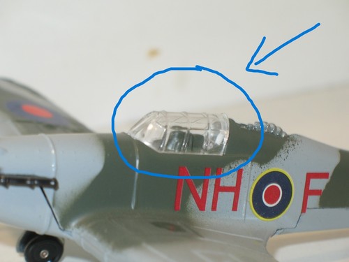 Dinky toys verriére cockpit - verriére,