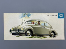 1952 VOLKSWAGEN Karmann Ghia ADVERTISING Brochure Vintage German VW BEETLE Auto