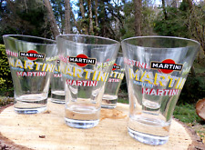MARTINI ( VERMOUTH ) - LOT DE 6 VERRES - TBE - BAR & BISTROT