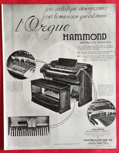 Publicité presse 1938 - publicité, de