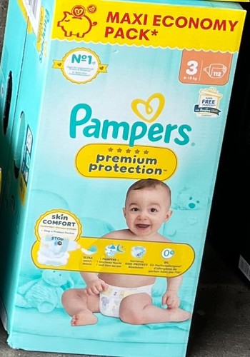 Carton couche pampers taille - , 3