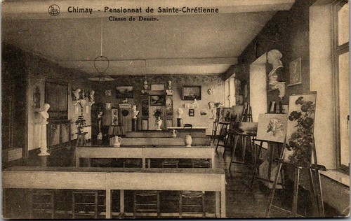 Belgique chimay carte postale - chimay,