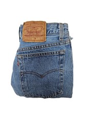 Vintage Ripped Levi's 544 Distressed Jeans Womens 13M Made in USA Button Fly