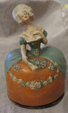 Terre De Retz 1920s powder box RARE Marie Antoinette galeries Lafayettes