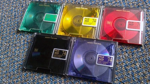Minidisc fuji color - color, md