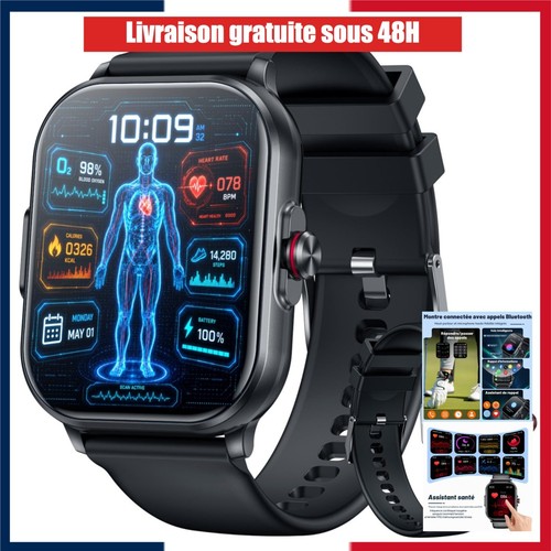 Montre connectée ecg homme - montre,
