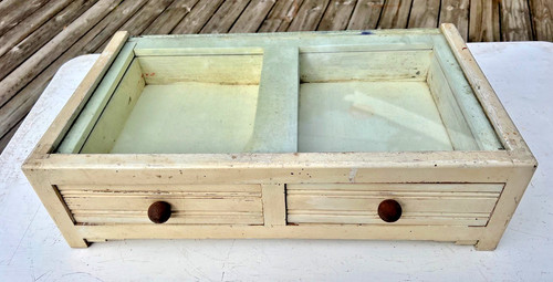 Ancienne vitrine comptoir - ancienne,