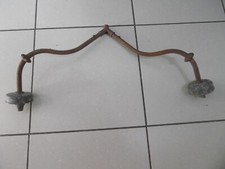 DOUBLE COL DE CYGNE METAL VERRE APPLIQUE VINTAGE JIELDE