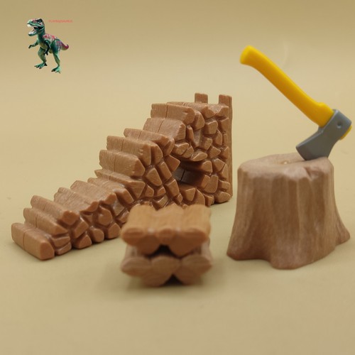 Playmobil souche arbre - souche, et
