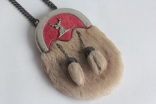 Sporran Bourse écossaise cuir