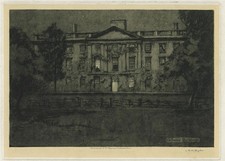 Myra Kathleen Hughes - Signed Etching & Aquatint - Corpus Christi College Oxford