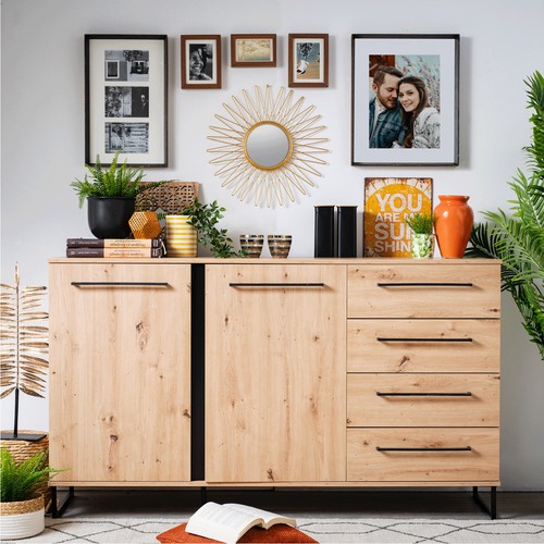 Buffet massif bois commode - massif,