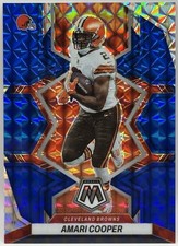 2022 Panini Mosaic - Amari Cooper #207 Blue Mosaic Prizm /99 CLE