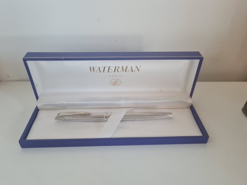 Waterman f argent - -,