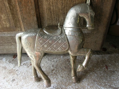 Wooden horse covered - wooden,