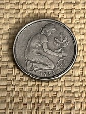 1950 G - Germany / Allemagne - 50 Pfennig - Coin / Piece Monnaie