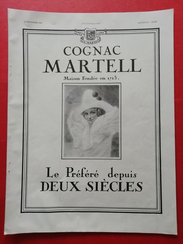 Publicité 1931 cognac - publicité,