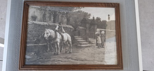 Gravure cheval - gravure,