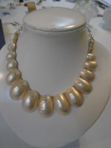 Collier ancien nacre - collier,