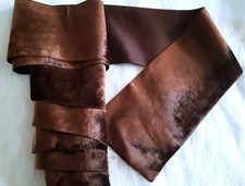 Silk velvet ribbon early 20th century, 220 cm x 10 cm