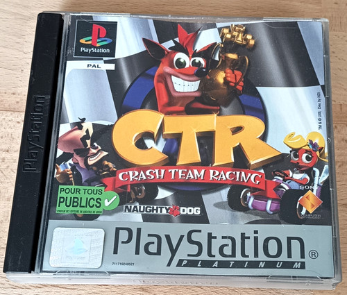 Playstation ps1 ctr - crash, team
