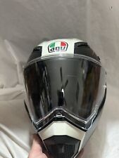 $450 AGV AX9 Multi ECE DOT Helmet - Refractive- Matte Carbon/Red Med/smal