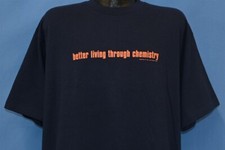 vtg 90s FATBOY SLIM BETTER LIVING THROUGH CHEMISTRY ALBUM BIG BEAT t-shirt XL