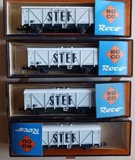 Lot de 4 wagons ROCO - Echelle