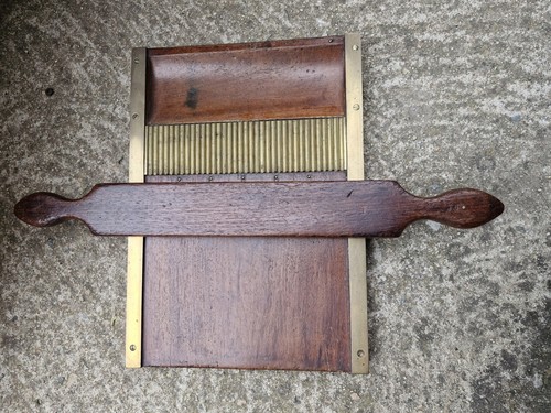 Pilulier ancien bois bronze - bois,