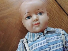 Poupon (petit colin) tête d'aigle annees 30 ?35cm