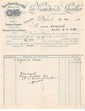 Invoice.AM19492.Dijon.1910.Les cendres de Thuillier.Trieur à Grain.Cleaning