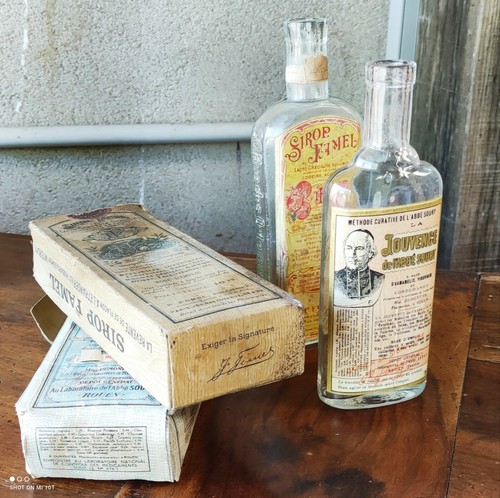Lot bouteilles publicitaires - lot,